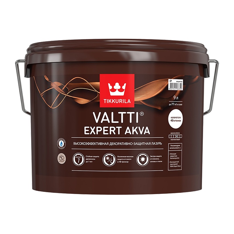 Антисептик Tikkurila Valtti Expert Akva орегон (9 л)