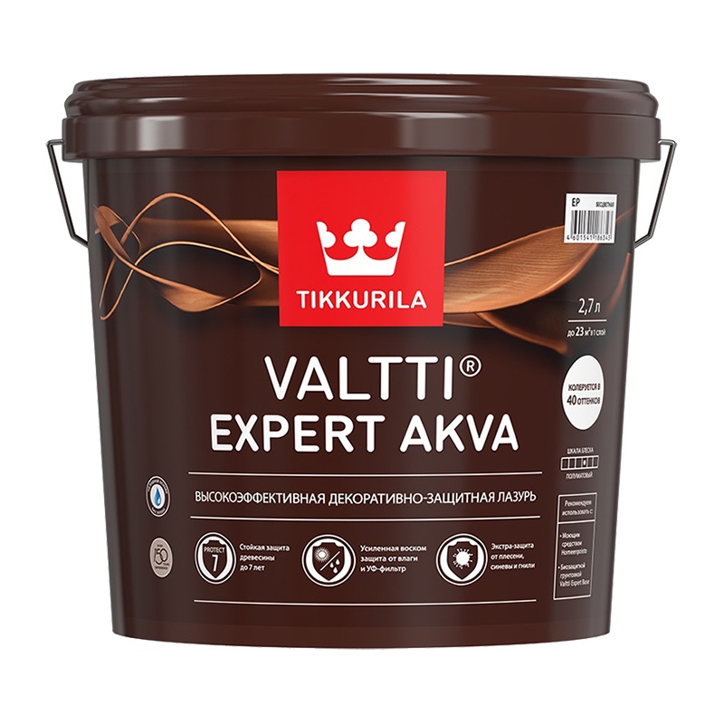 Антисептик Tikkurila Valtti Expert Akva орегон (2,7 л)